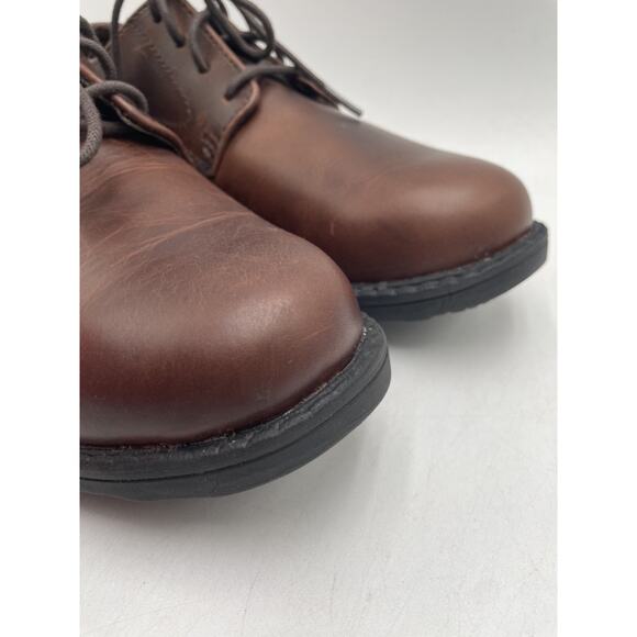WOLVERINE BEDFORD OXFORDS Men's NEW Work Shoe Brown US Size 8 EW NIB - Picture 2 of 11